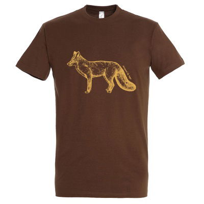 TOP kereknyakú póló róka mintával termék fő termékképe