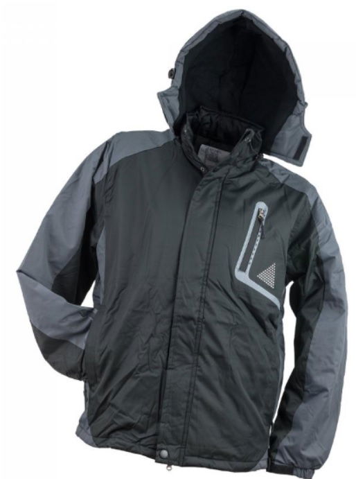 Urgent Polár bélelt kabát Y-263 fekete-szürke termék fő termékképe