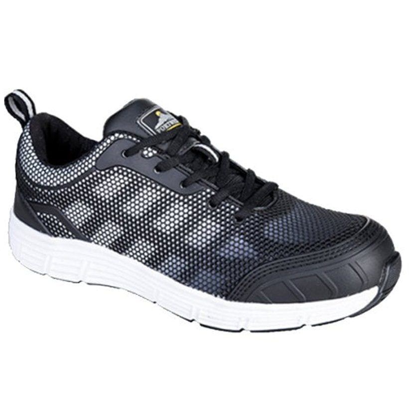 Portwest FT15 - Steelite Tove Trainer védőcipő S1P, fekete/fehér termék fő termékképe